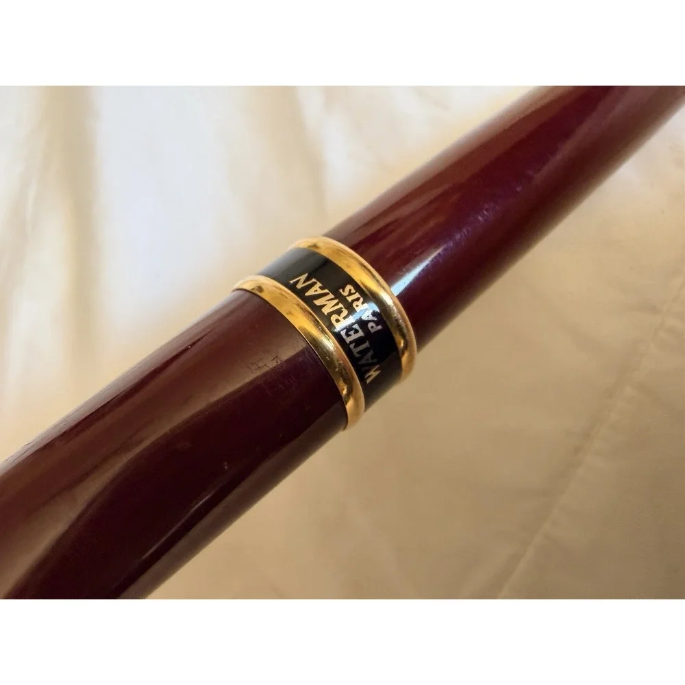 Waterman Expert I Fountain Pen Burgundy Gold Trim 1st Gen Vintage France